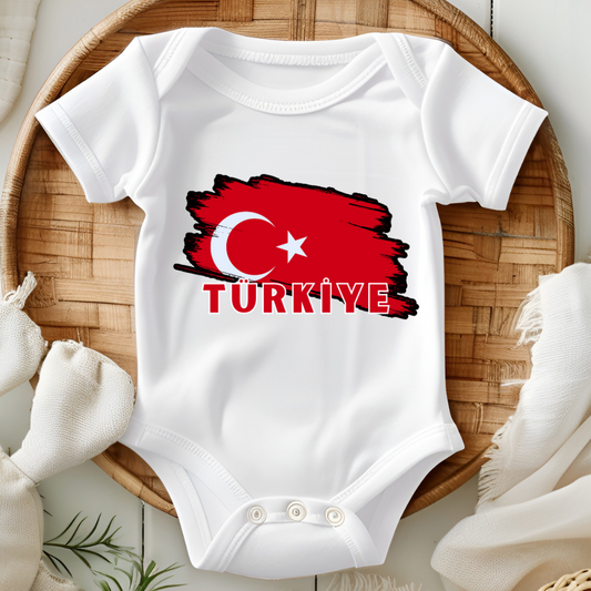 Türkei - Bio Baby Bodysuit 𐱅𐰇𐰼𐰰